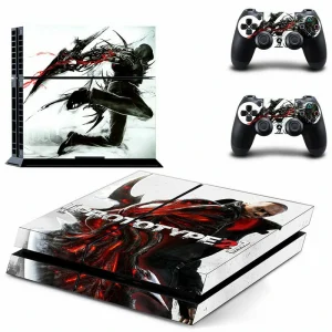 Custom PS4 skin with GYTM1231 pattern for PlayStation 4 console