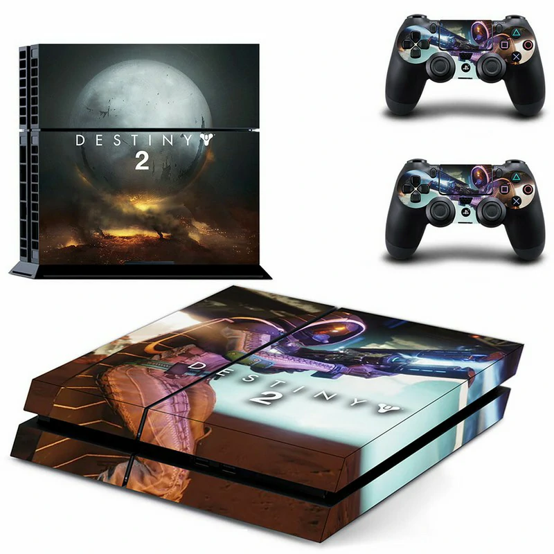 Premium-quality PS4 skin (model GYTM1234) from ononswitch. Easy to apply and remove, scratch-resistant, designed for original PS4 models. Custom matte black PS4 skin with geometric pattern and subtle branding