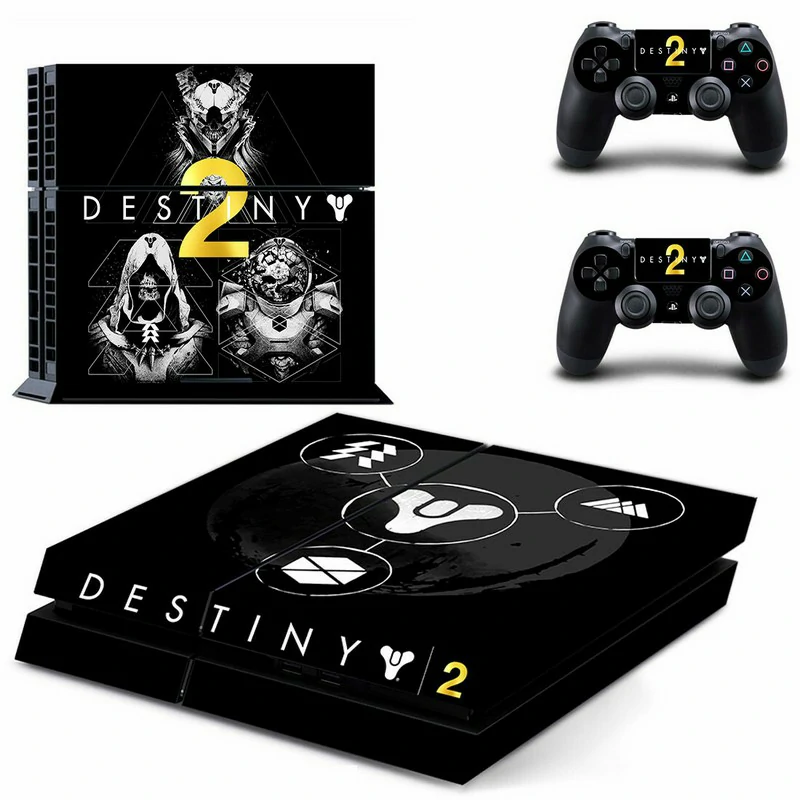 ononswitch PS4 skin GYTM1241 features a modern black-and-gray geometric design. Made for PlayStation 4 and PS4 Slim. Durable vinyl, bubble-free application, full controller coverage. Black and gray geometric PS4 console skin by ononswitch, model GYTM1241