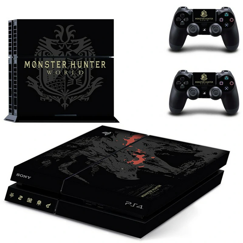 GYTM1253 matte black PS4 skin from ononswitch — precision-cut, easy to apply, scratch-resistant finish for your PlayStation 4 console. Matte black PS4 skin with subtle geometric pattern for PlayStation 4 console