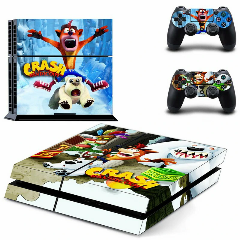 Premium matte black PS4 skin (model GYTM1265) designed for PlayStation 4 Slim. Fits perfectly, protects from scratches, and installs in minutes. GYTM1265 matte black PS4 skin applied to a slim PlayStation 4 console