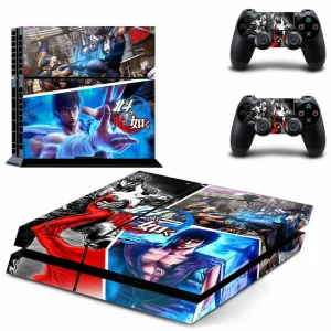 Black and gold geometric PS4 skin design for PlayStation 4 console by ononswitch