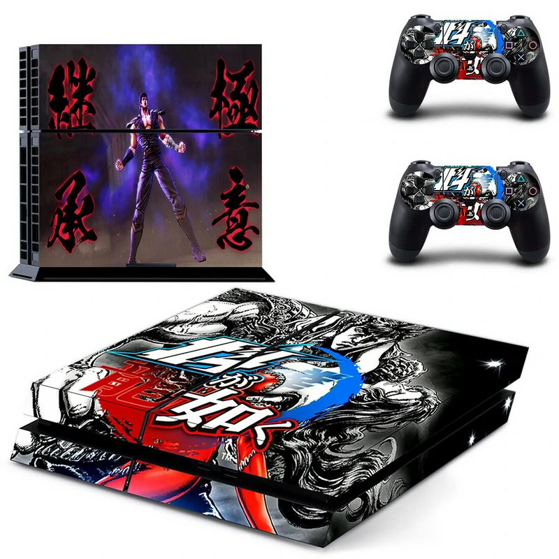 Ononswitch PS4 skin GYTM1554: sleek black-and-gold geometric pattern, durable vinyl, custom fit for PlayStation 4 console. Easy peel-and-stick application. Black and gold geometric PS4 controller skin by ononswitch – GYTM1554 model