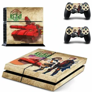 GYTM1680 black and gold PS4 console skin by ononswitch
