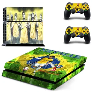 Black and gold geometric PS4 console skin by ononswitch, model GYTM1719