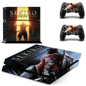 GYTM1844 black and gold geometric PS4 skin for PlayStation 4 console