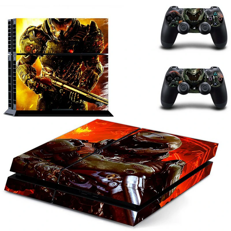 GYTM1855 PS4 skin in sleek matte black finish. Easy to apply, protects your console and adds a clean, modern look. Made for standard PS4 models. Matte black PS4 skin with geometric pattern for PlayStation 4 console