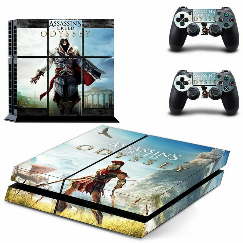 Premium matte-finish PS4 skin GYTM1870 from ononswitch — easy to apply, scratch-resistant, and made to fit the original PS4 model perfectly. Black and gold geometric PS4 skin design for PlayStation 4 console cover