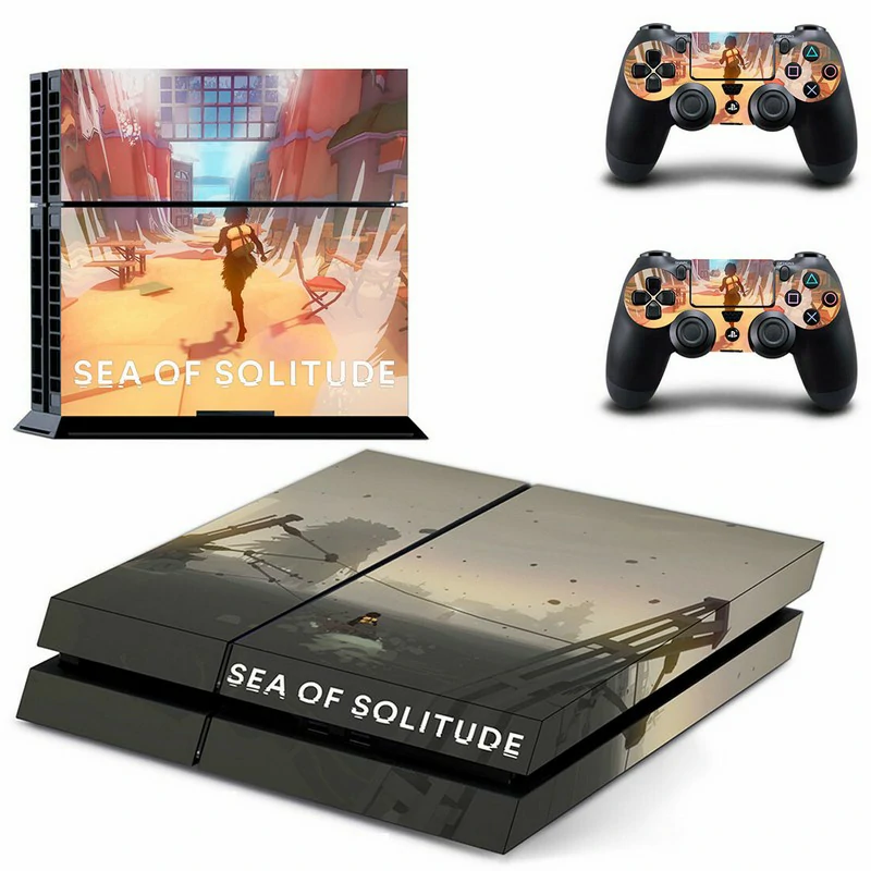 Premium matte black PS4 skin (GYTM1873) with clean geometric detailing. Easy to apply, scratch-resistant, and designed specifically for the PS4 Slim model. Custom matte black PS4 console skin with geometric pattern for PlayStation 4 slim
