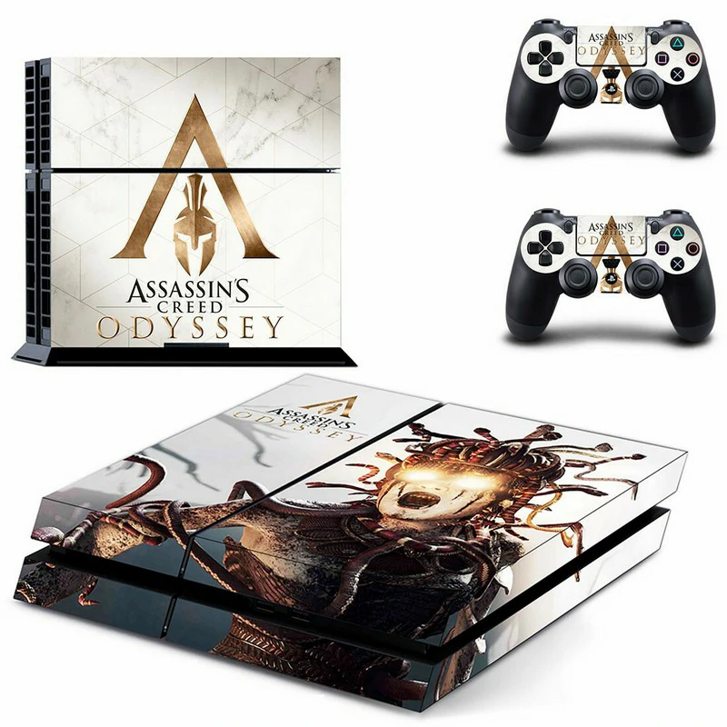 High-quality matte black PS4 skin (model GYTM2009) designed specifically for the PlayStation 4 Slim. Durable, air-free application with clean edges and full port access. GYTM2009 matte black PS4 skin applied to a slim PlayStation 4 console