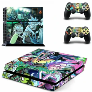 Black and gray geometric PS4 skin by ononswitch for PlayStation 4 console