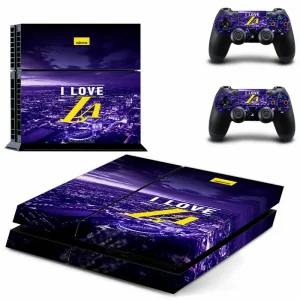 Black and gold geometric PS4 skin design for PlayStation 4 console by ononswitch