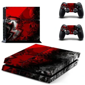 GYTM2172 black and gold geometric PS4 console skin from ononswitch