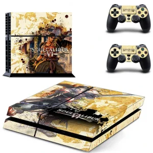 Black and red geometric PS4 skin design for PlayStation 4 console by ononswitch