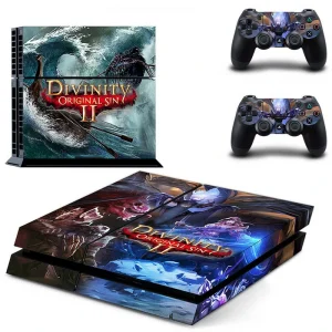 Black and gold geometric PS4 console skin by ononswitch