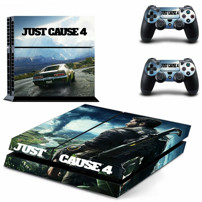 Premium-fit PS4 skin in matte black with geometric detail (model GYTM2310). Designed for PlayStation 4 consoles. Durable, removable, no residue. Custom matte black PS4 skin with geometric pattern for PlayStation 4 console