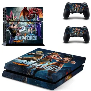 Custom matte black PS4 console skin with geometric pattern by ononswitch