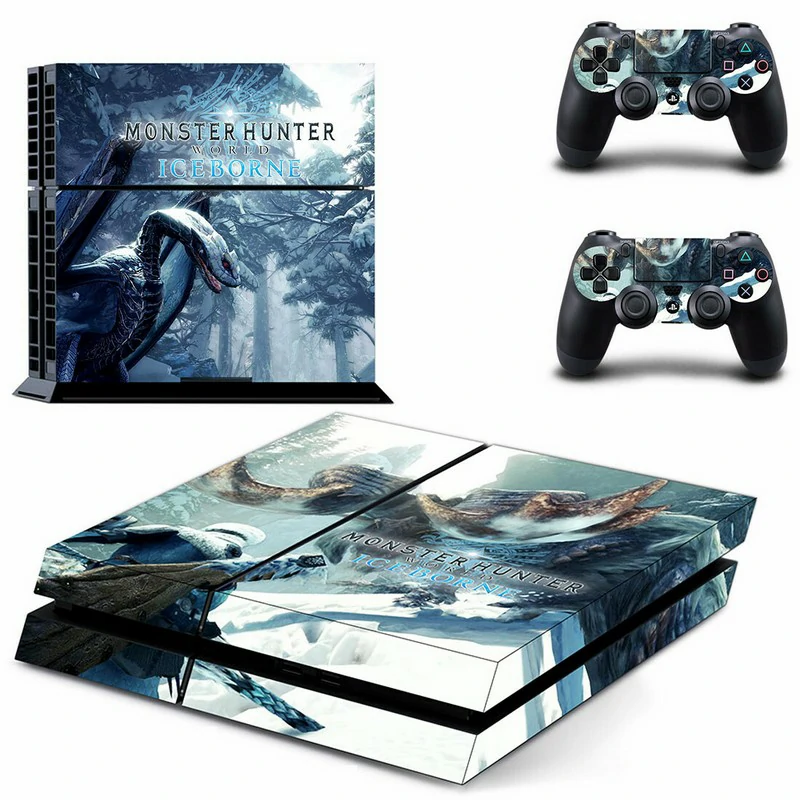 GYTM2590 PS4 skin in sleek matte black finish—easy to apply, scratch-resistant, and custom-fit for original PlayStation 4 models. Made by ononswitch. Matte black PS4 skin with subtle geometric pattern for PlayStation 4 console
