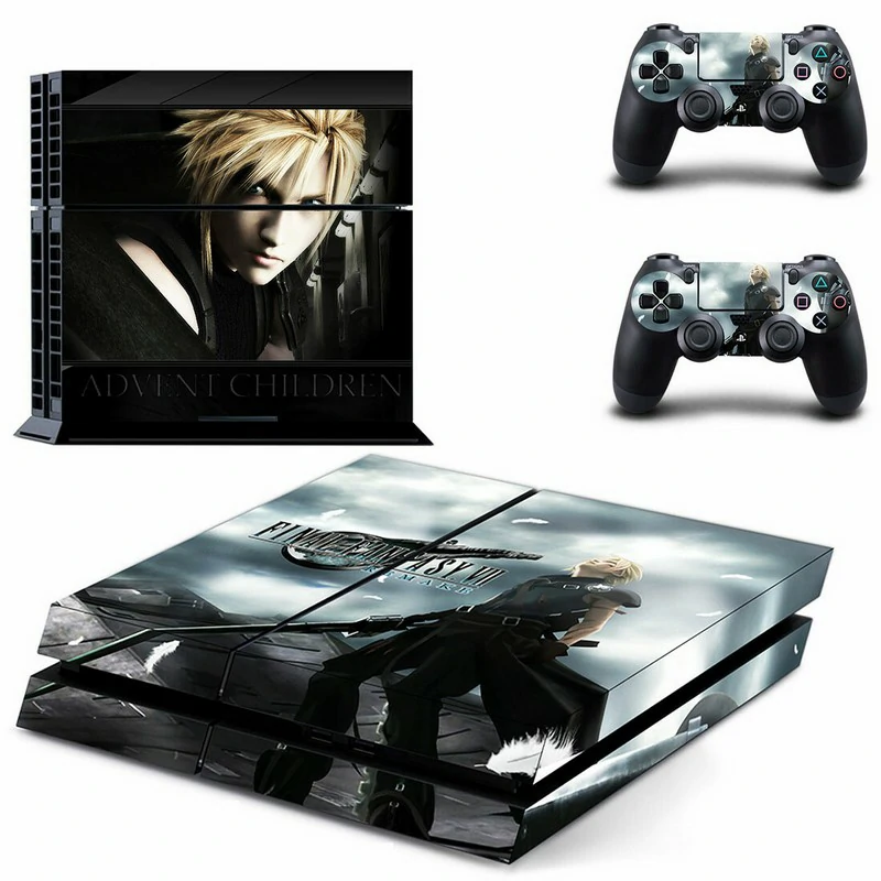 GYTM2592 PS4 skin in sleek matte black finish—easy to apply, scratch-resistant, and custom-fit for original PlayStation 4 models. Made by ononswitch. Matte black PS4 skin with subtle geometric pattern for PlayStation 4 console