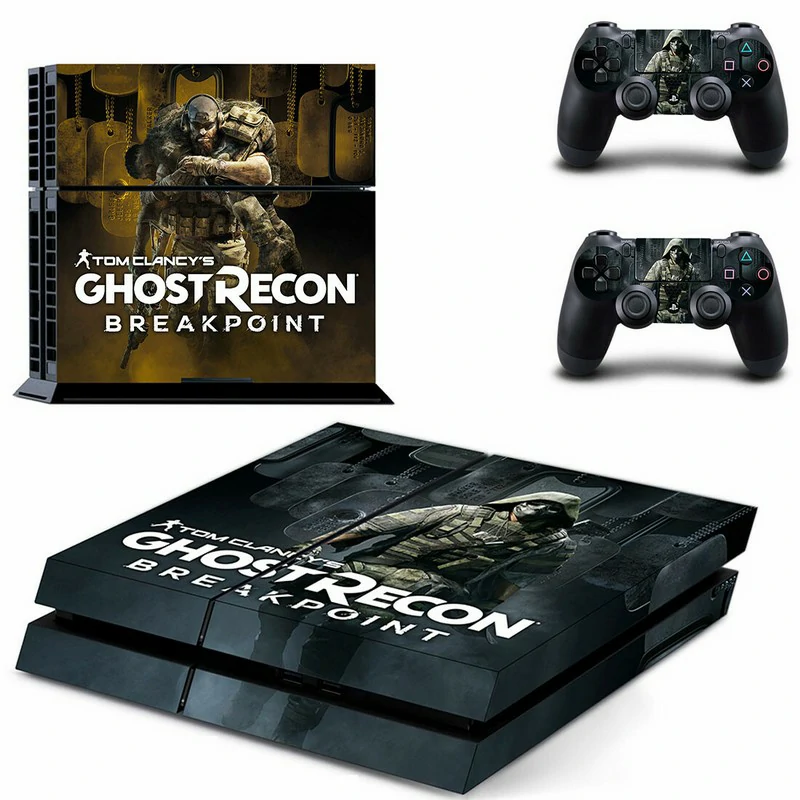 Premium matte-finish PS4 skin GYTM2596 by ononswitch. Fits original PS4 model, protects surface, adds custom flair without residue. Custom black and gold geometric PS4 skin for PlayStation 4 console