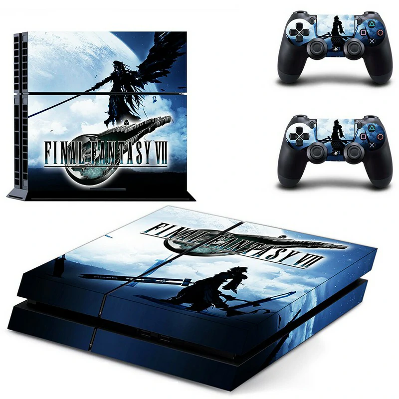 GYTM2615 matte black PS4 skin by ononswitch—slim-fit, scratch-resistant vinyl cover that enhances your PlayStation 4's look without adding bulk. Matte black PS4 skin with subtle geometric pattern for PlayStation 4 console