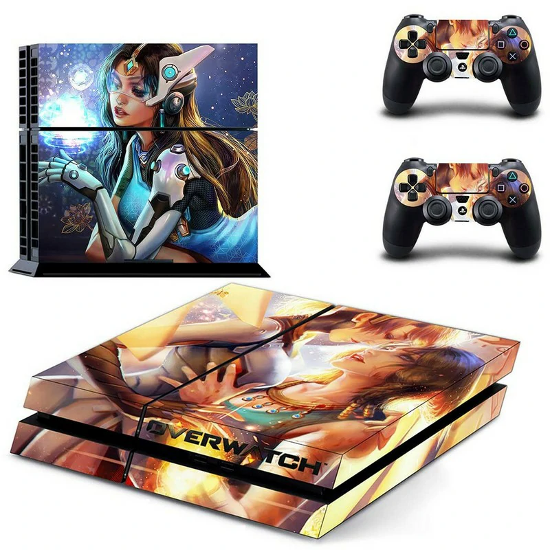 This PS4 skin (model GYTM2737) offers sleek, protective styling for your PlayStation 4 Slim. Made from high-quality vinyl with air-release tech for bubble-free installation. Custom matte black PS4 skin with subtle geometric pattern for slim model