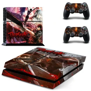 Black and gold geometric PS4 skin design for PlayStation 4 console by ononswitch