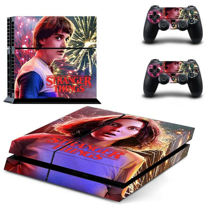 GYTM2743 matte black PS4 skin from ononswitch. Precision-cut vinyl wrap for PlayStation 4 Slim and original models. Easy to apply, no residue. Matte black PS4 skin with subtle geometric pattern, model GYTM2743