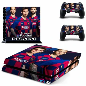 Black and red geometric PS4 skin design for PlayStation 4 console by ononswitch