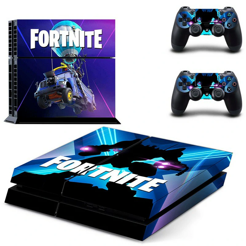 GYTM2777 matte black PS4 skin fits standard PlayStation 4 consoles. Adds scratch resistance and sleek style without bulk. Matte black PS4 skin with subtle geometric pattern, model GYTM2777