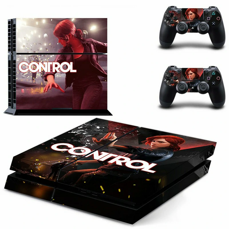 PS4 skin GYTM2779 by ononswitch: premium vinyl wrap with precise cutouts, scratch-resistant finish, and clean geometric styling for your PlayStation 4. Custom matte black PS4 console skin with geometric pattern and subtle logo