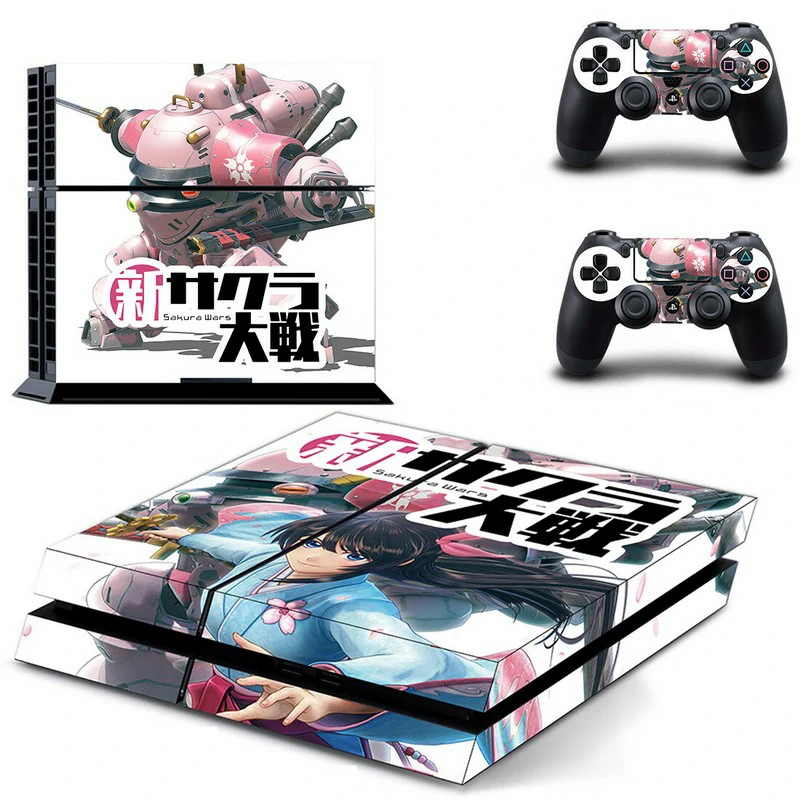 Premium PS4 skin GYTM2920 by ononswitch: durable, bubble-free vinyl wrap for PlayStation 4 Slim. Adds personality without bulk or residue. Custom matte black PS4 console skin with geometric pattern for PlayStation 4 slim