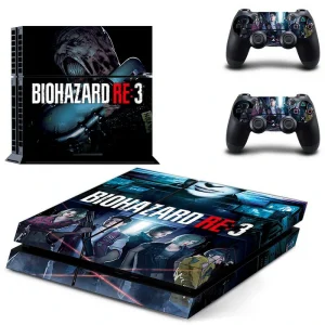 Black and teal geometric PS4 skin design for PlayStation 4 console by ononswitch