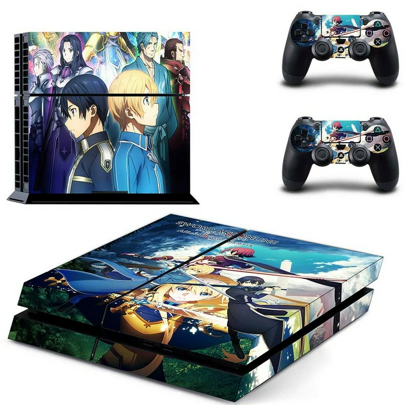 Custom PS4 skin GYTM3043 from ononswitch: durable vinyl wrap with precise cutouts for ports and buttons. Simple install, no residue on removal. Black and teal geometric PS4 console skin by ononswitch, model GYTM3043