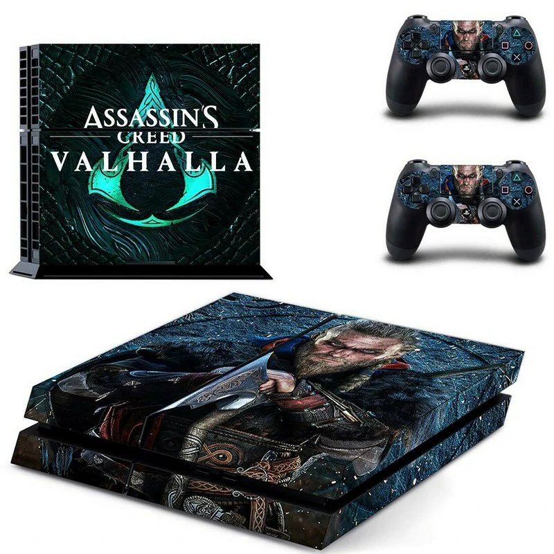 Ononswitch GYTM3046 PS4 skin in sleek matte black with subtle texture. Fits most PS4 models, protects your console and adds personality without bulk. Matte black PS4 skin with geometric pattern for PlayStation 4 console