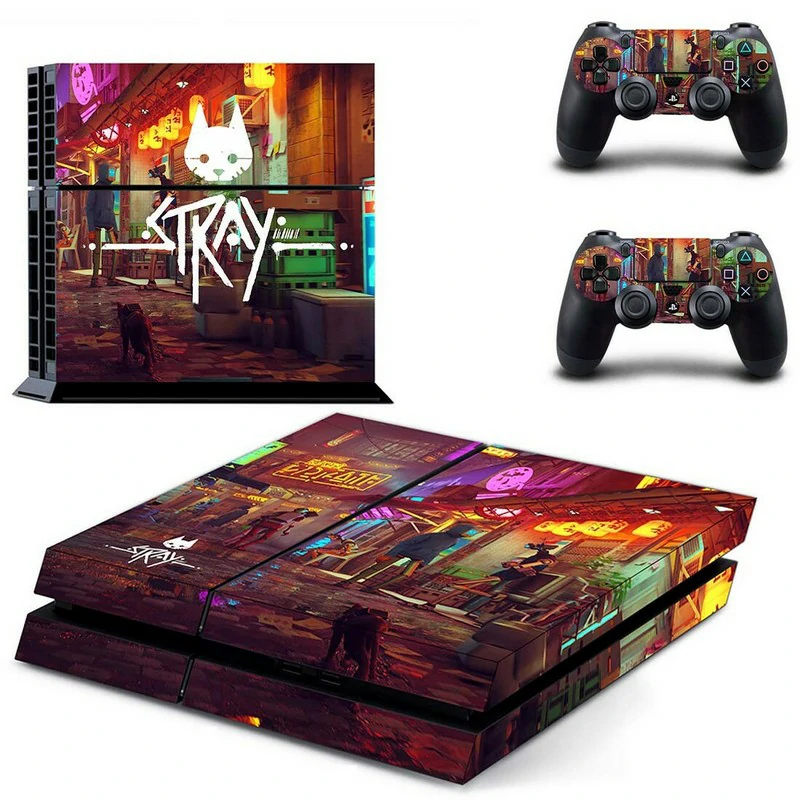 PS4 skin GYTM3074: premium matte-finish custom cover for PlayStation 4. Made by ononswitch — easy to apply, scratch-resistant, fits standard PS4 console. Black and gold geometric PS4 skin model GYTM3074 by ononswitch