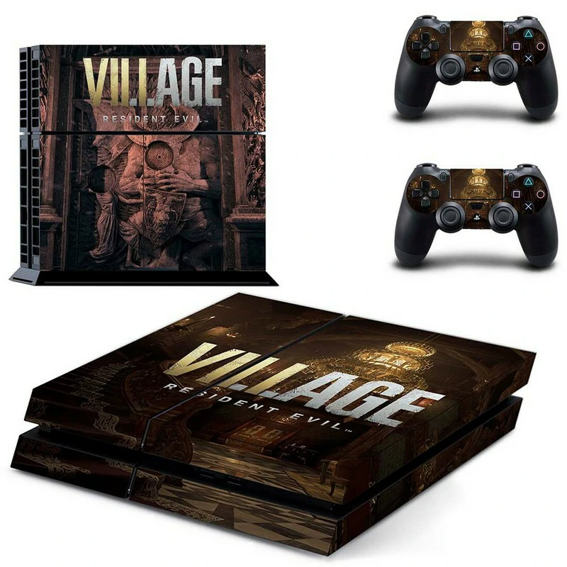 GYTM3081 PS4 skin by ononswitch — precision-cut, matte-finish vinyl wrap for PlayStation 4. Easy application, no residue, protects your console. Black and gold geometric PS4 skin model GYTM3081 for PlayStation 4 console