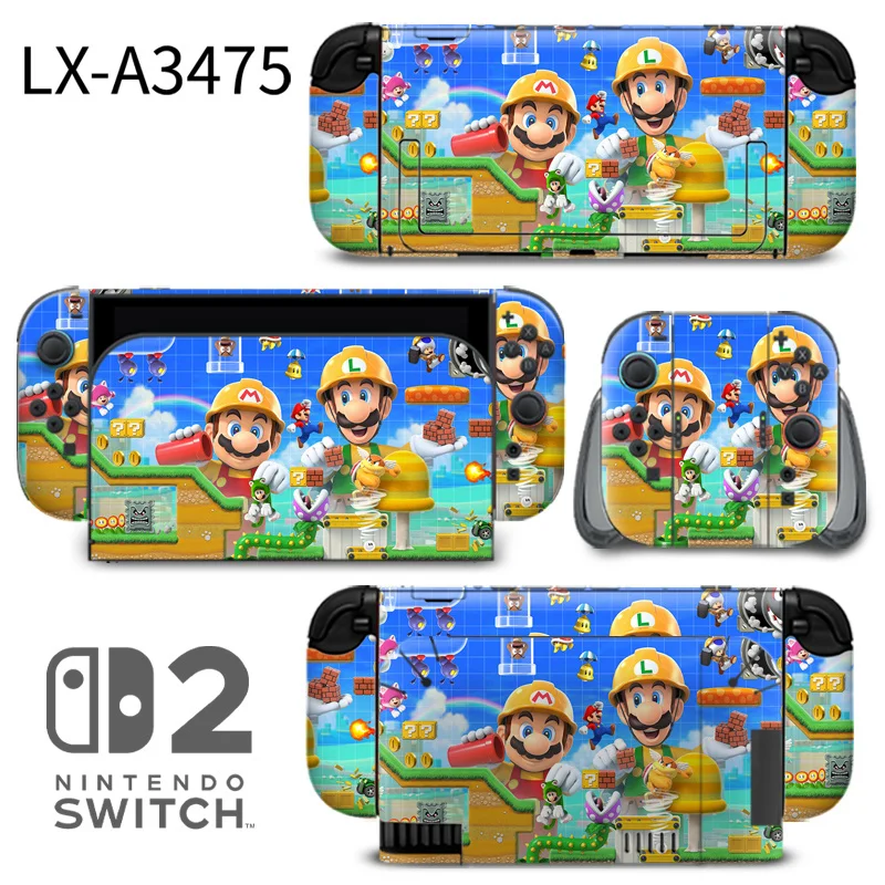 Premium Nintendo Switch 2 skins designed for perfect fit and scratch resistance. Features precision-cut cutouts and smooth matte finish. Made by ononswitch. Nintendo Switch 2 Skins ononswitch custom design protective decal