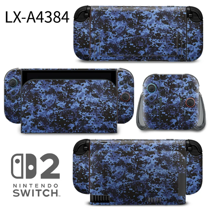 This Nintendo Switch 2 skin (model LX-A4384) offers precise cutouts, bubble-free adhesion, and vibrant long-lasting print. Designed exclusively for the new Switch 2 console with zero residue removal. Made by ononswitch. Nintendo Switch 2 Skin ononswitch LX-A4384 protective decal cover