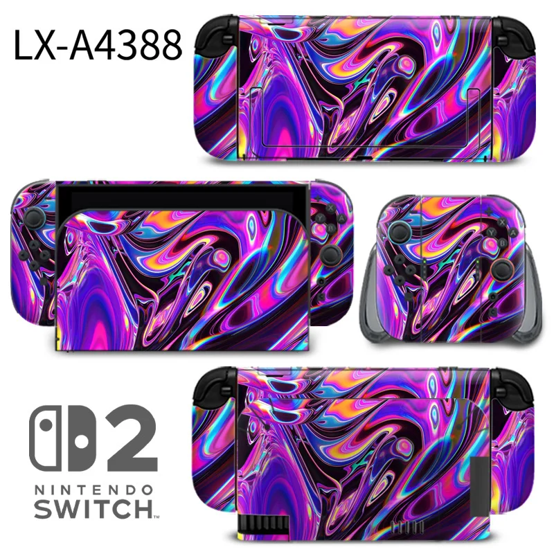 High-quality custom skins designed specifically for the Nintendo Switch 2 console. Durable matte finish with precise cutouts for ports and buttons. Made by ononswitch. Nintendo Switch 2 Skins ononswitch custom controller skin