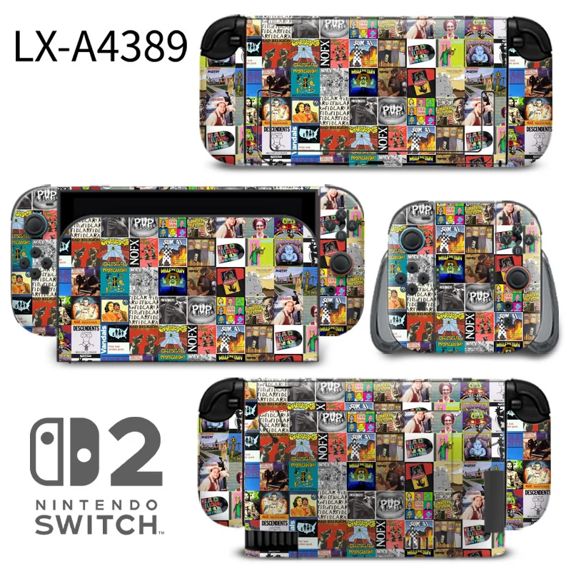 Nintendo Switch 2 skins offer precise cutouts and vibrant print fidelity. Designed for full device protection with zero bulk and smooth tactile response. Made by ononswitch. Nintendo Switch 2 Skins ononswitch Custom Design Protective Skin
