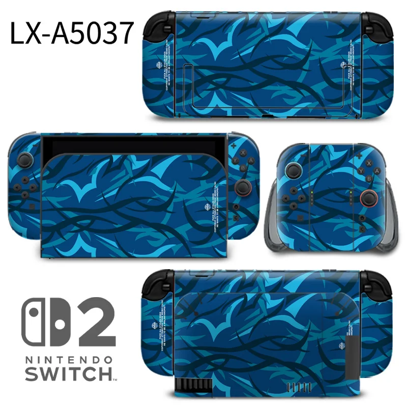 Nintendo Switch 2 skins designed for precise fit and scratch resistance. Features durable vinyl with air-release tech for bubble-free application. Made by ononswitch. Nintendo Switch 2 Skins ononswitch custom controller skin set