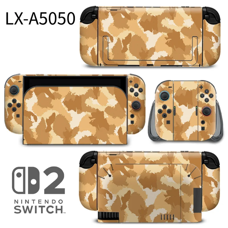 High-quality protective skins designed exclusively for the Nintendo Switch 2 console. Features scratch-resistant vinyl, bubble-free installation, and perfect port alignment. Made by ononswitch. Nintendo Switch 2 Skins ononswitch protective decal set