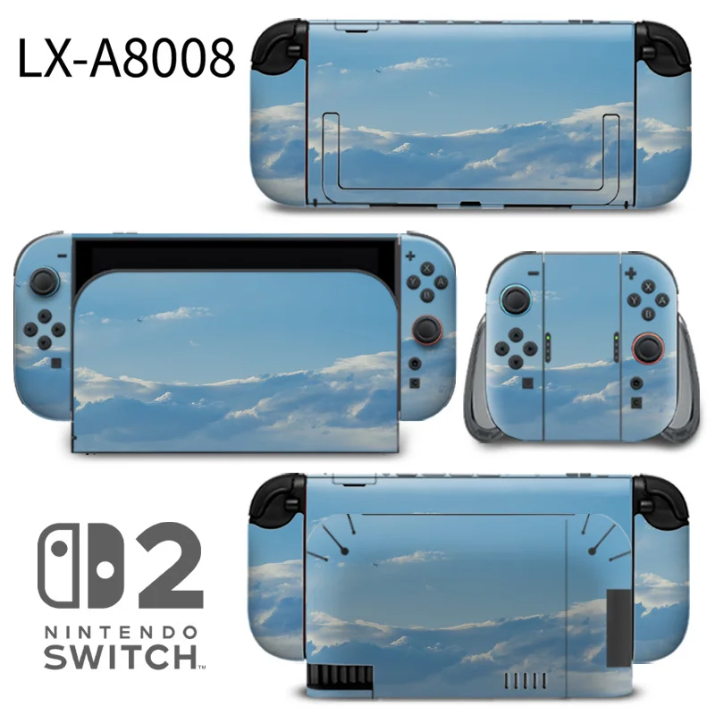 High-quality protective skins designed exclusively for the Nintendo Switch 2 console. Features scratch-resistant film, bubble-free application, and exact-fit alignment. Made by ononswitch. Nintendo Switch 2 Skins ononswitch custom decal skin for console