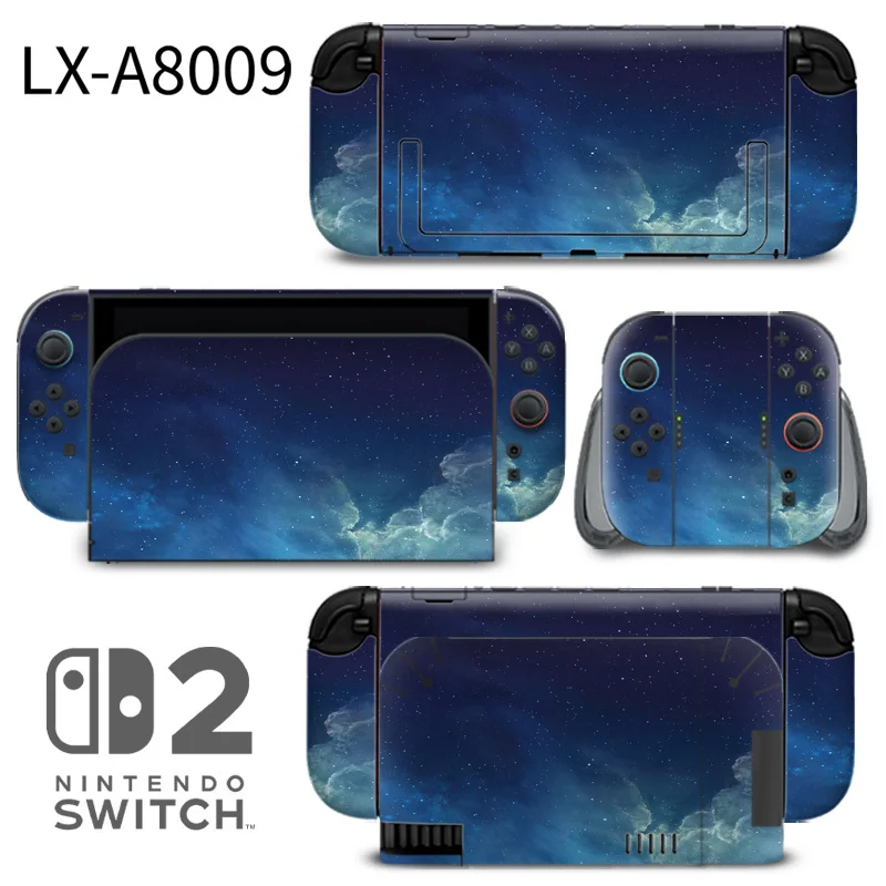 Custom-fit protective skins for Nintendo Switch 2 console. Features scratch-resistant film, zero residue removal, and perfect port/button alignment. Made by ononswitch. Nintendo Switch 2 Skins ononswitch custom decal skin for console