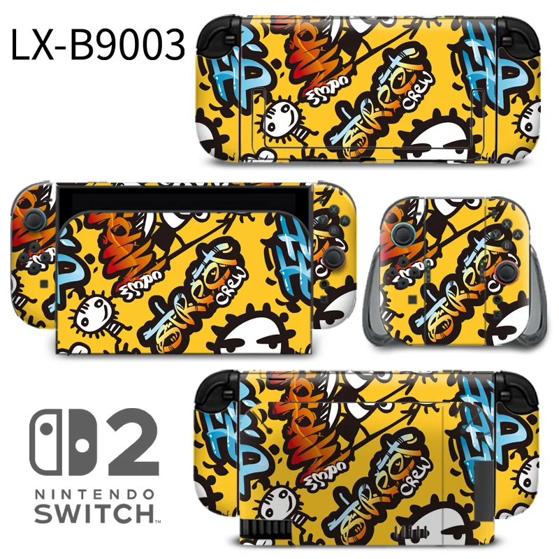 High-quality protective skins designed exclusively for the Nintendo Switch 2 console. Features precision-cut alignment, scratch-resistant matte coating, and smooth repositionable adhesive. Made by ononswitch. Nintendo Switch 2 Skins ononswitch custom decal skin for console