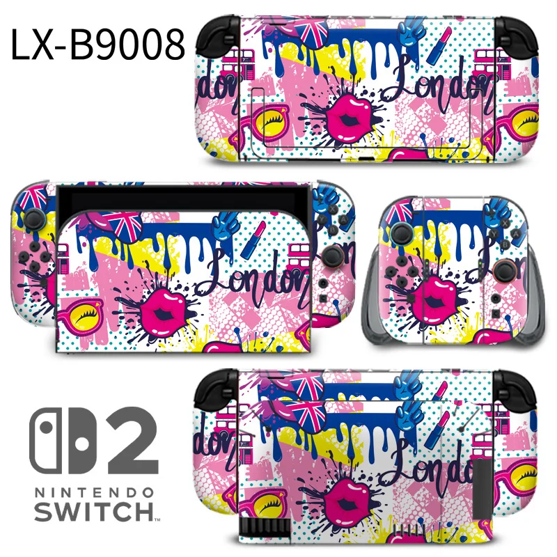 Custom-fit protective skins for Nintendo Switch 2 console. Features precision cutouts, ultra-thin matte coating, and bubble-free adhesion. Made by ononswitch. Nintendo Switch 2 Skins ononswitch Custom Protective Skin Decal