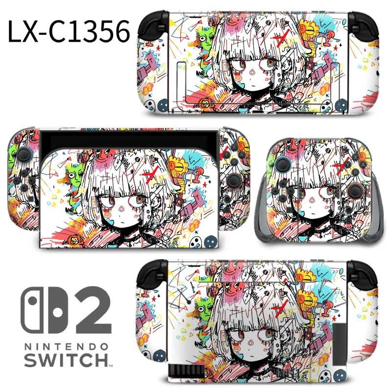 High-quality protective skins designed specifically for the Nintendo Switch 2 console. Features precision-cut openings, scratch-resistant coating, and smooth matte texture. Made by ononswitch. Nintendo Switch 2 Skins ononswitch custom controller skin