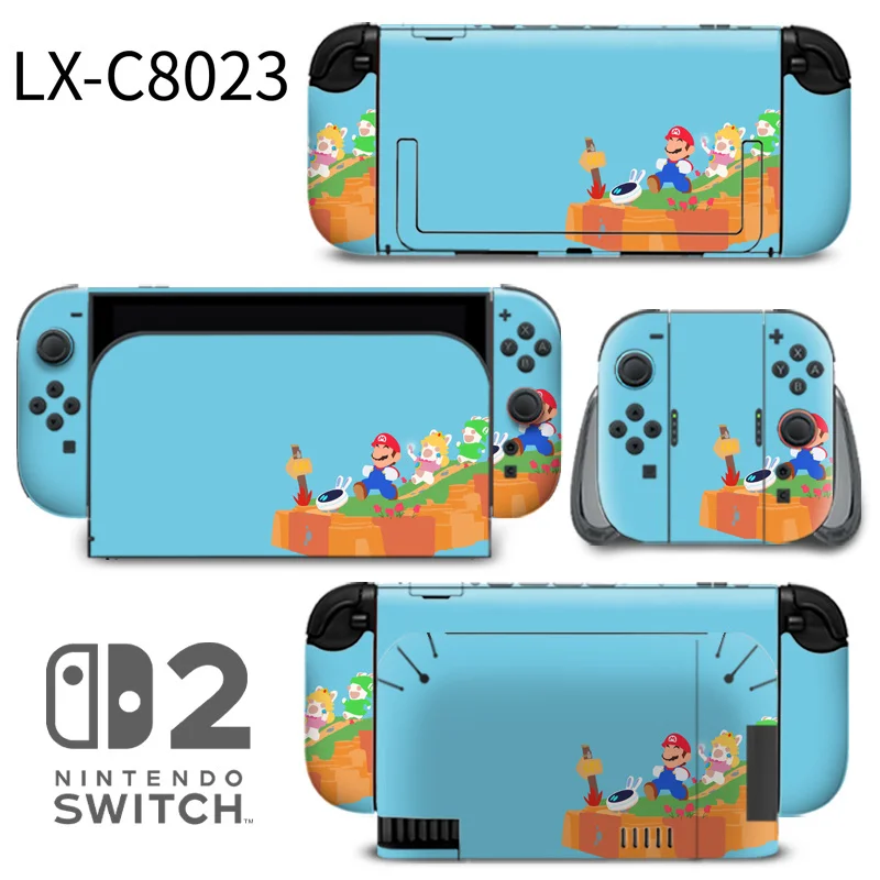 High-quality custom skins designed specifically for the Nintendo Switch 2 console. Features precise cutouts, matte finish, and scratch-resistant film. Made by ononswitch. Nintendo Switch 2 Skins ononswitch custom controller skin