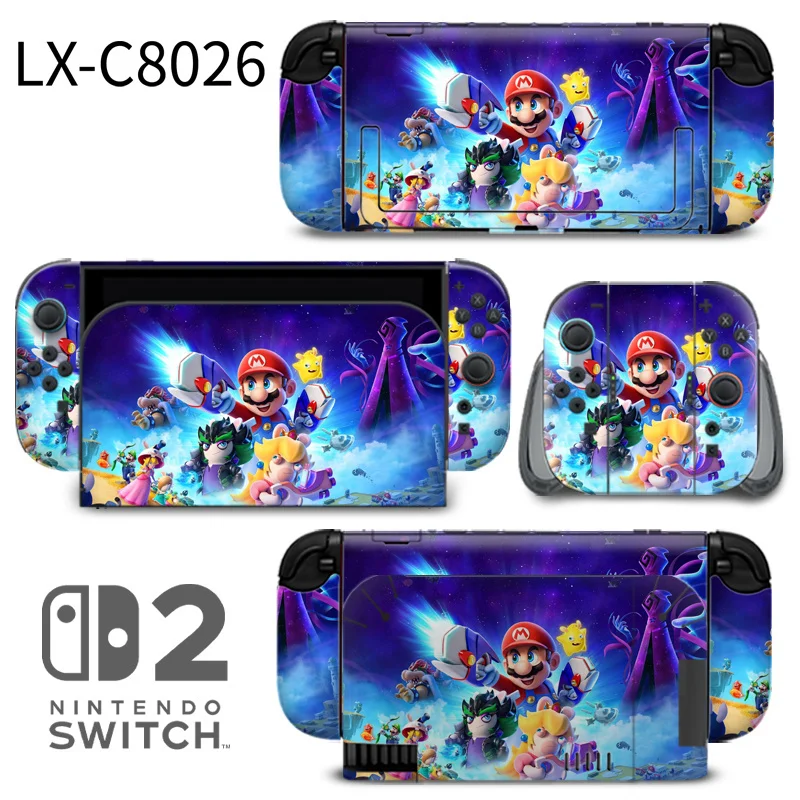 Custom-fit protective skins for the Nintendo Switch 2 console. Features precision-cut ports, ultra-thin matte finish, and bubble-free installation. Made by ononswitch. Nintendo Switch 2 Skins ononswitch custom decal skin for console